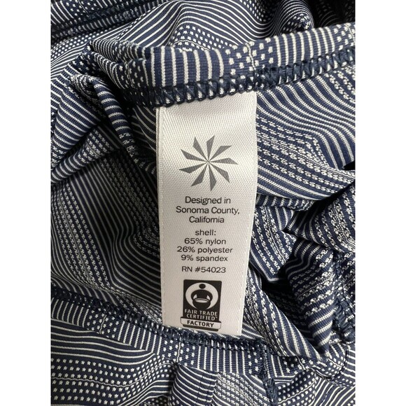 Athleta Oversized Navy Blue White Tank Top RN #54023  S75599 Medium EUC - Picture 4 of 7